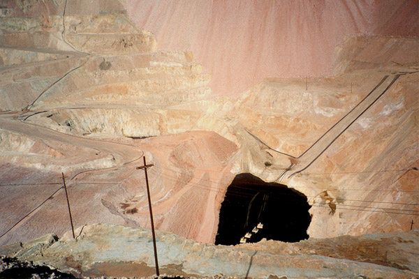 Copper mining in Arizona