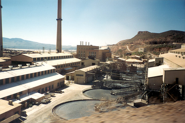 Copper mining in Arizona